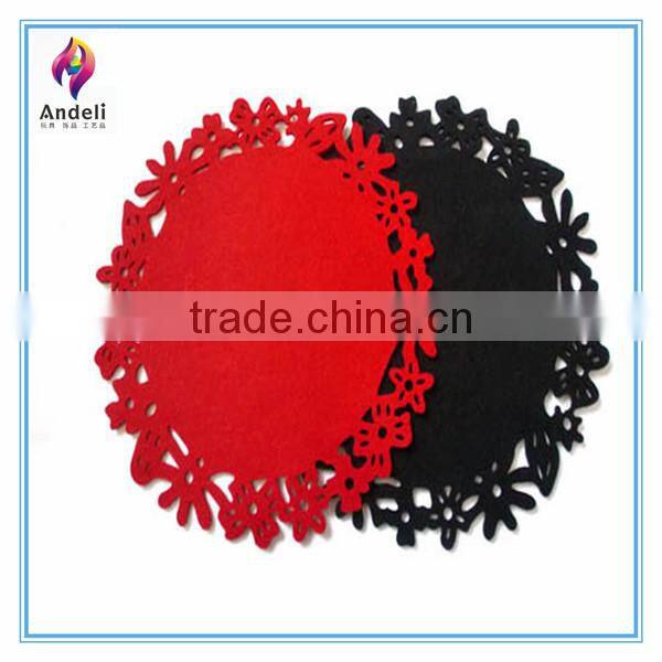 hot sale colorful wool felt dining kitchen table mats design