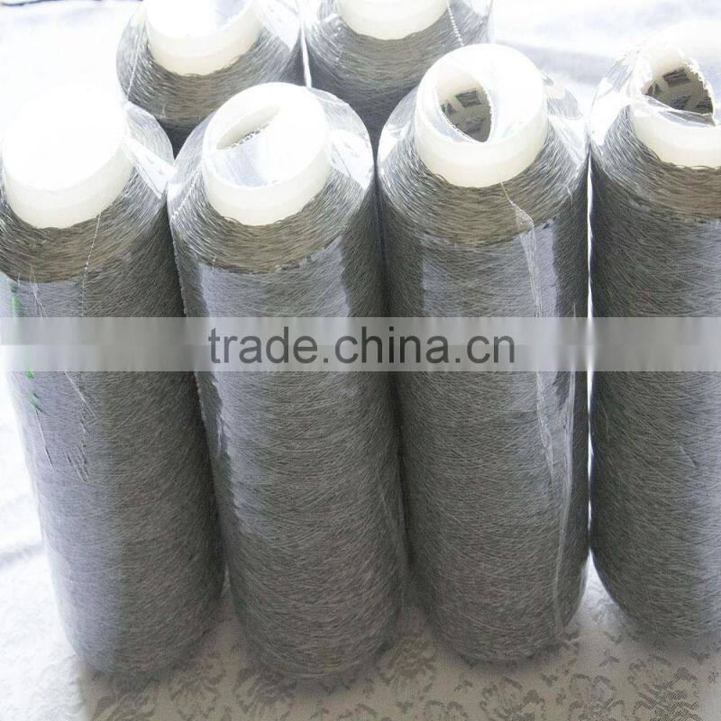 2016 wholesale high visible double side reflective knitting yarn