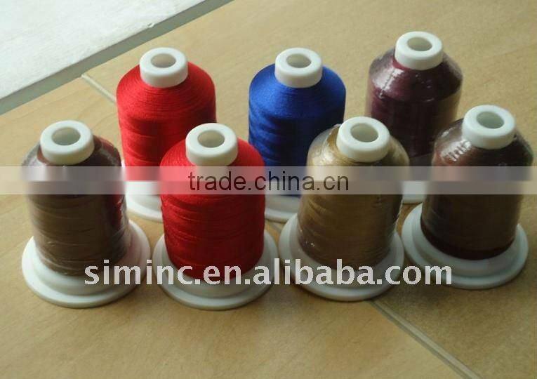 all colors cheap polyester embroidery machine thread from china