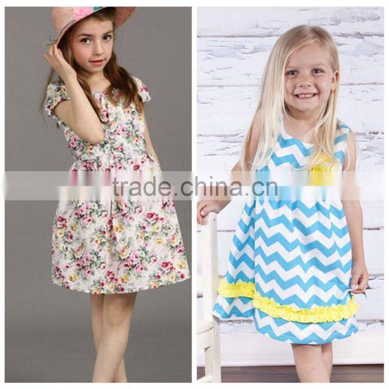 baby girls fashion boutique patriotic 4th of july toddler girls boutique dress for holiday with cheap price