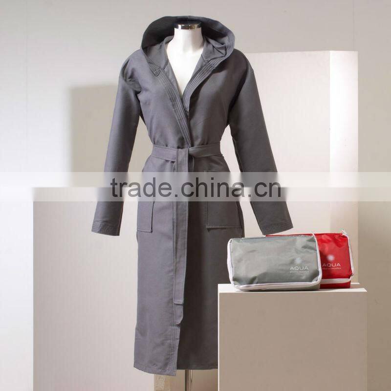 bright colored bathrobe