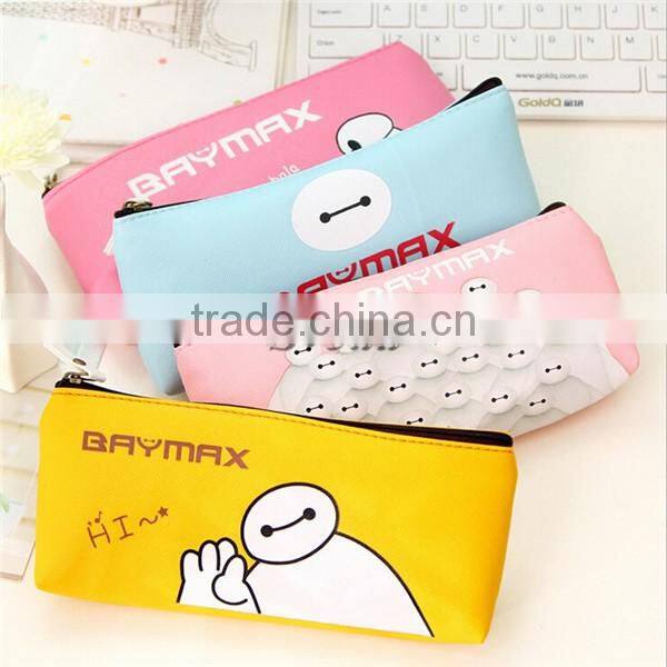 Wholesale Pencil case Cartoon design, Big Hero 6 Pencil Case cheap price, Nylon Pencil box