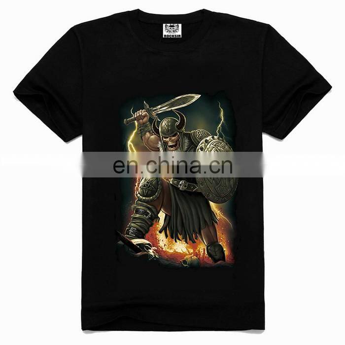 Short sleeves cotton t-shirt,skull t shirt,skull shirt