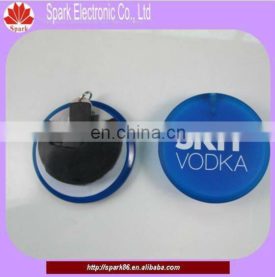 1led flashing pin,led badge