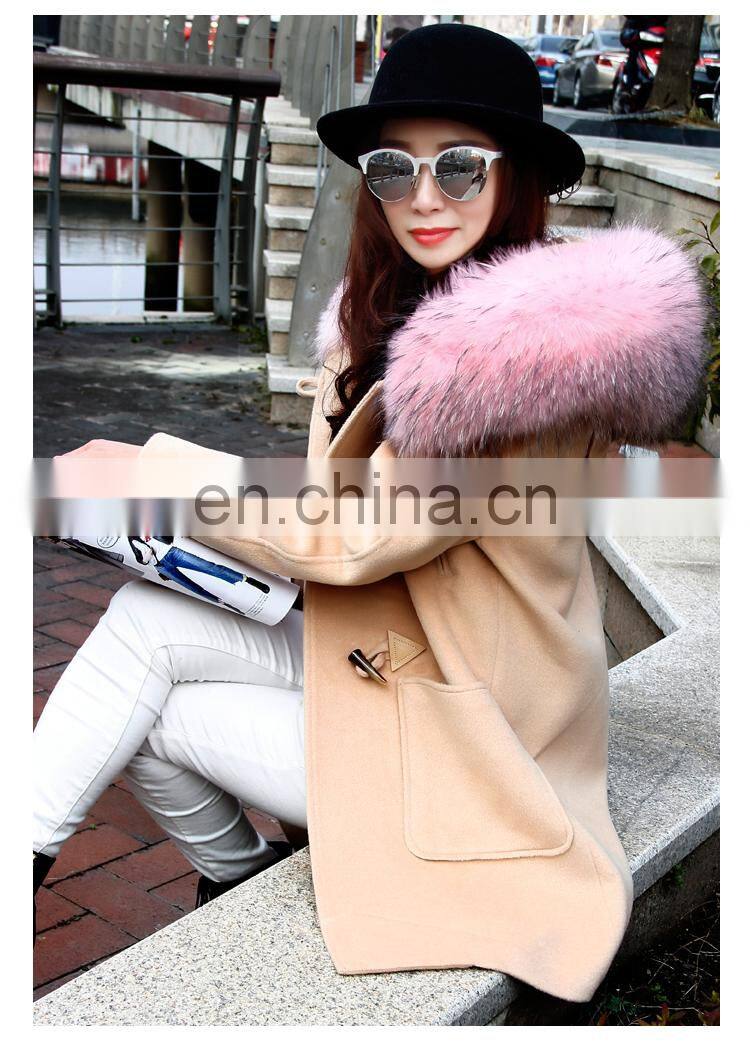 Newest Design China Factory Wholesale Women Winter Coat High Quality Japan Wool Coat