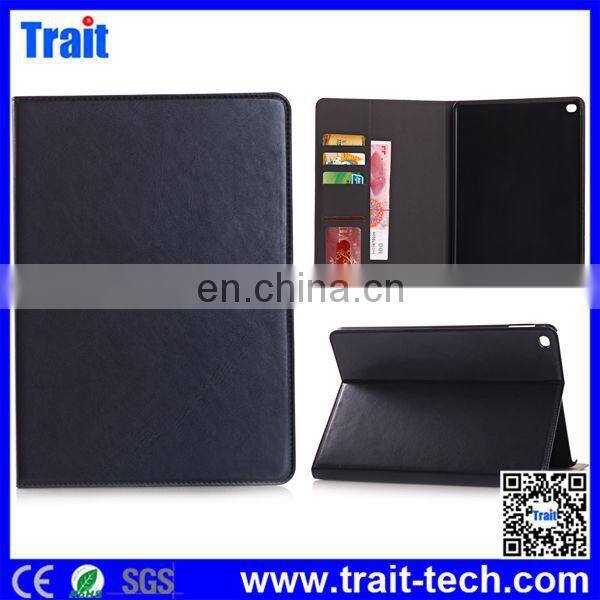 Crazy Horse Pattern Oil Buffed Leather Style Cover Case with Card Slots for iPad Air 2