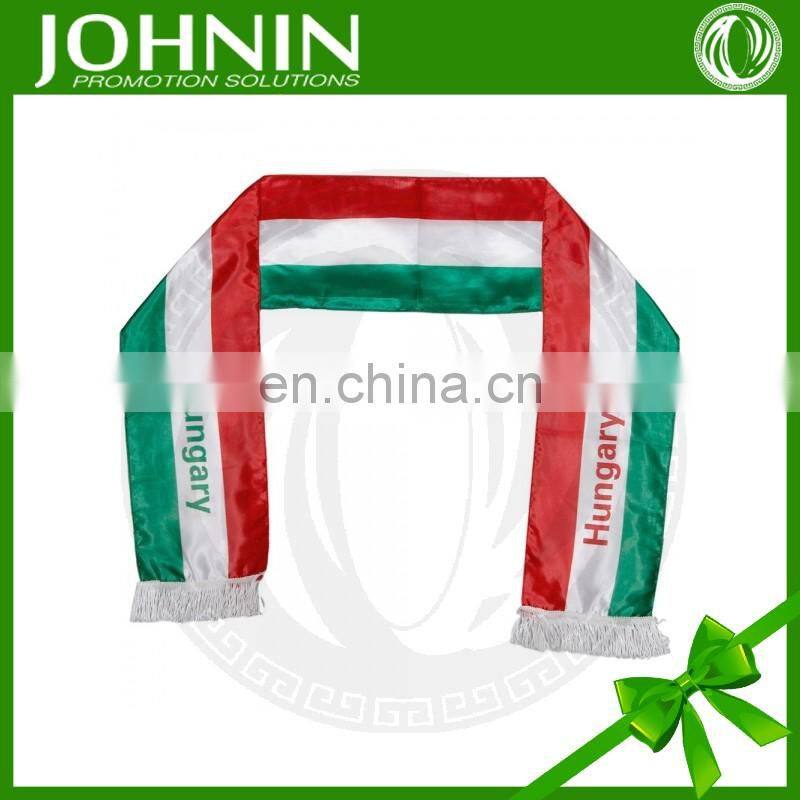 custom cheap factory fan scarf fabric