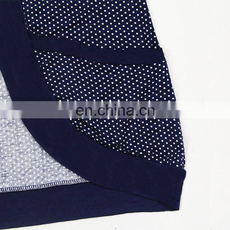 2016 Spring casual women cotton dot printing cardigan