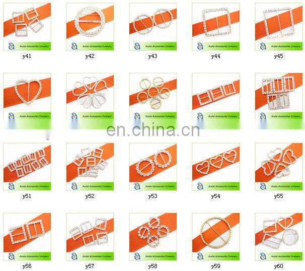 Wholesale rectangles rhinestone clasp buckle