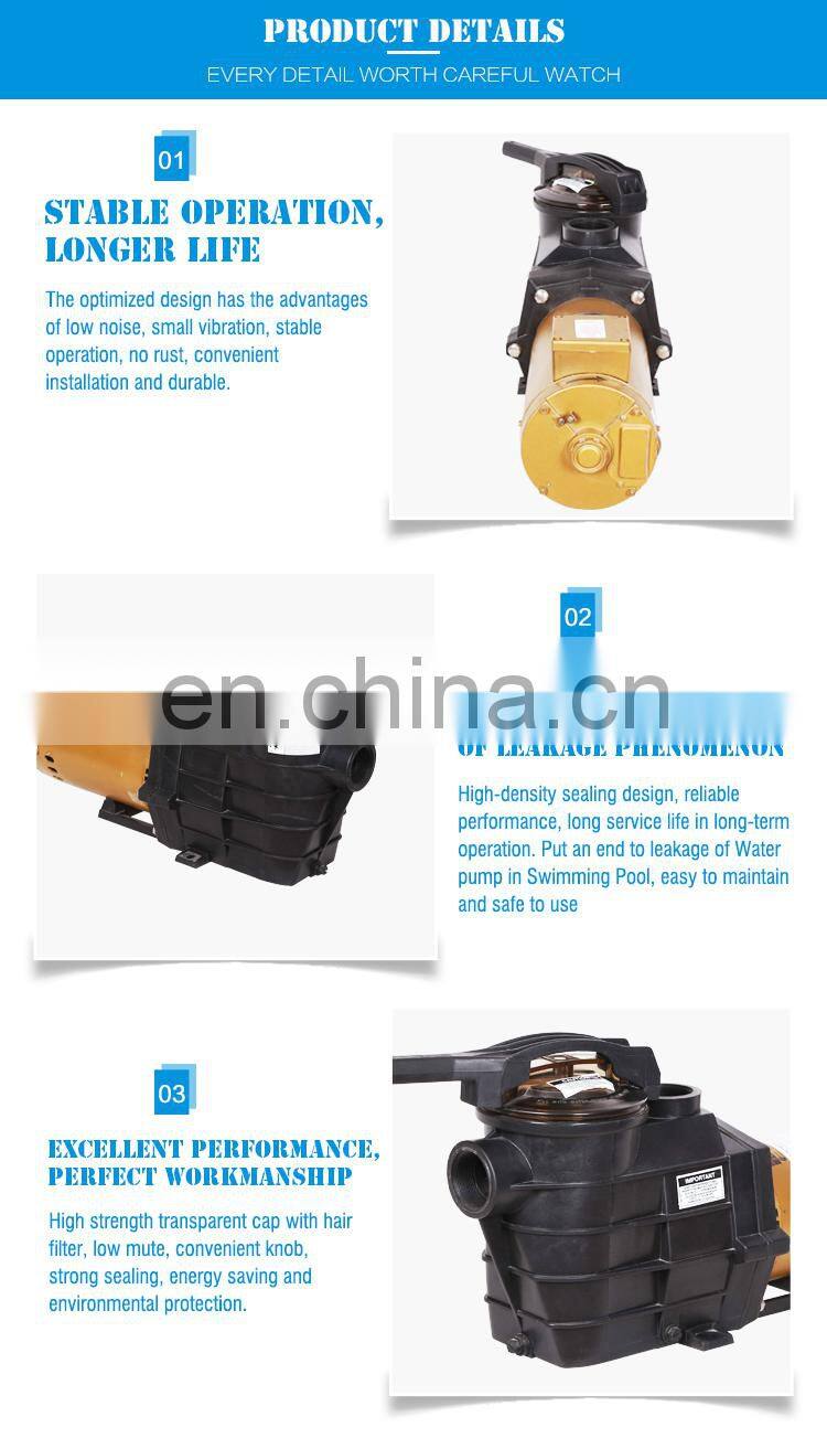 Factory Supply Commerical Electric 3HP Swimming Submersible Pool Pump