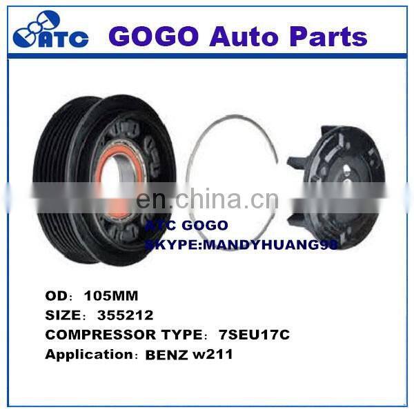 High quality air conditioning DENSO 7SEU17C compressor clutch compressor magnetic clutch for MERCEDES B ENZ W203