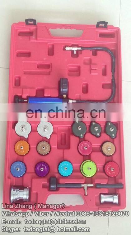 DT-A3309 Cooling System&Radiator Cap Pressure Tester(21pcs)