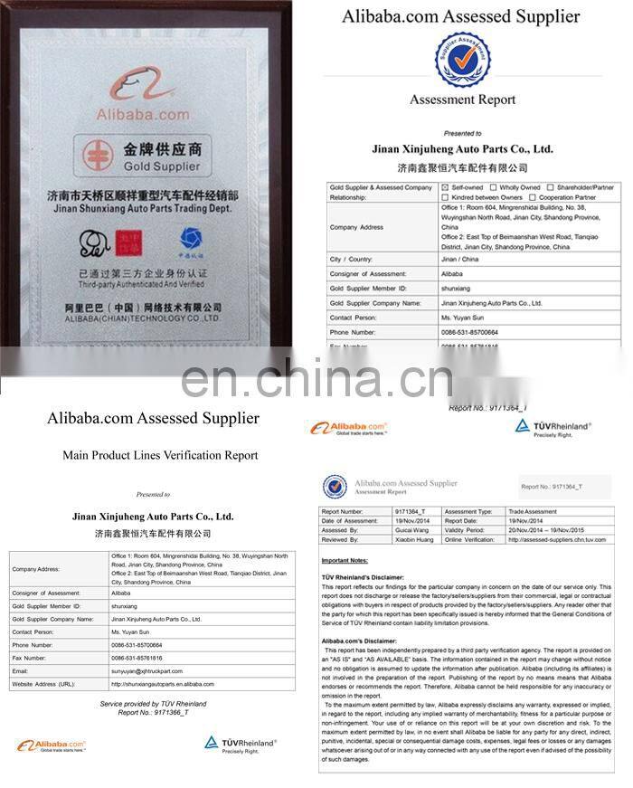 Gold supplier china truck brake pads and brake shoes manufacturer