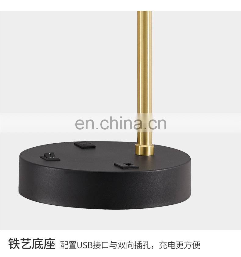 Factory direct Nordic bedroom table lamp bedside lamp creative designer simple modern living room table lamp