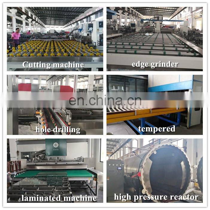Best quality sound reduction clear PVB laminated glass cost per square foot