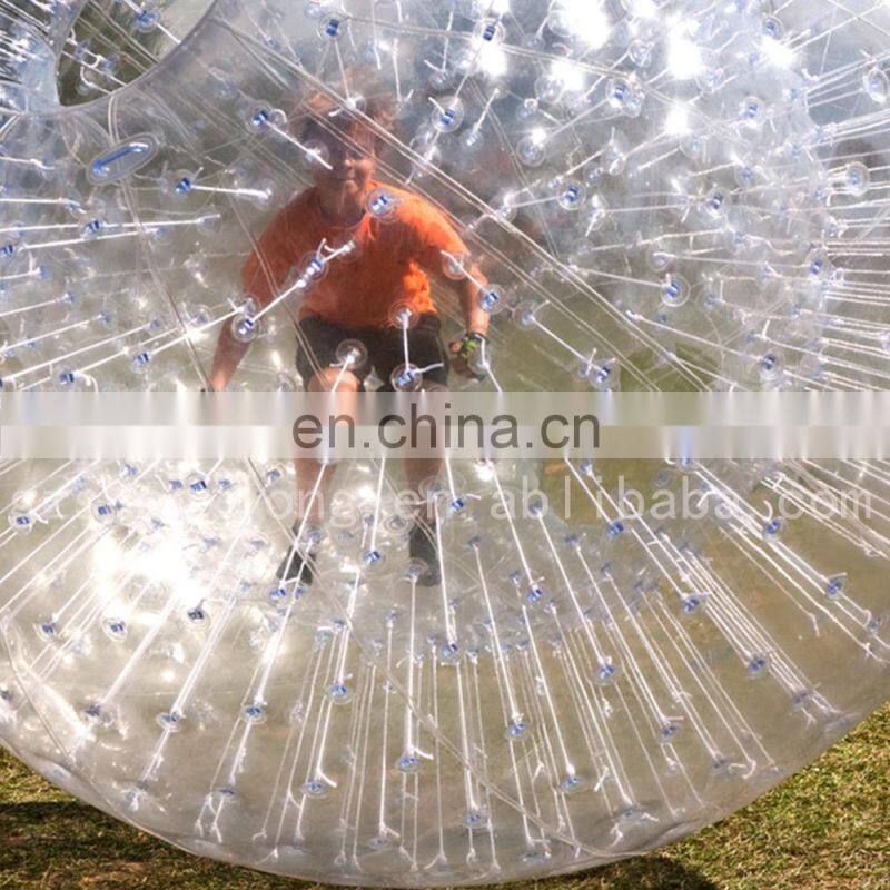 China Cheap Inflatable Sports Toy Human Body Water Zorbs Zorb Zorbing Ball TPU Price for Sale