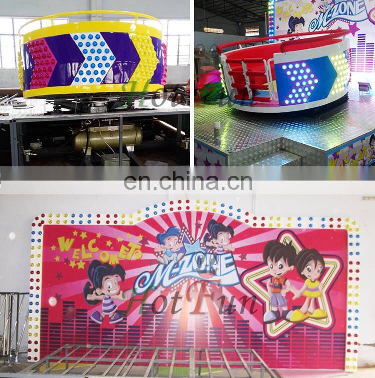 Carnival Machine Rotating Turntable Theme Park Crazy Disco Tagada Rides for Sale