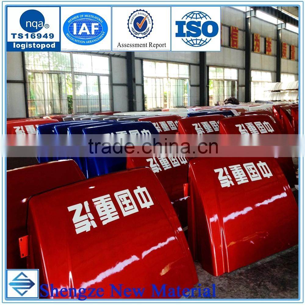 FRP truck air deflector