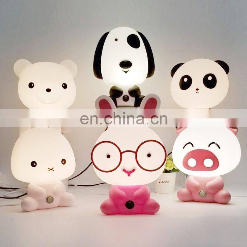 Newly Style Animal Shape Children'S Colorful Bedroom Toy Lamp Led Night Light
