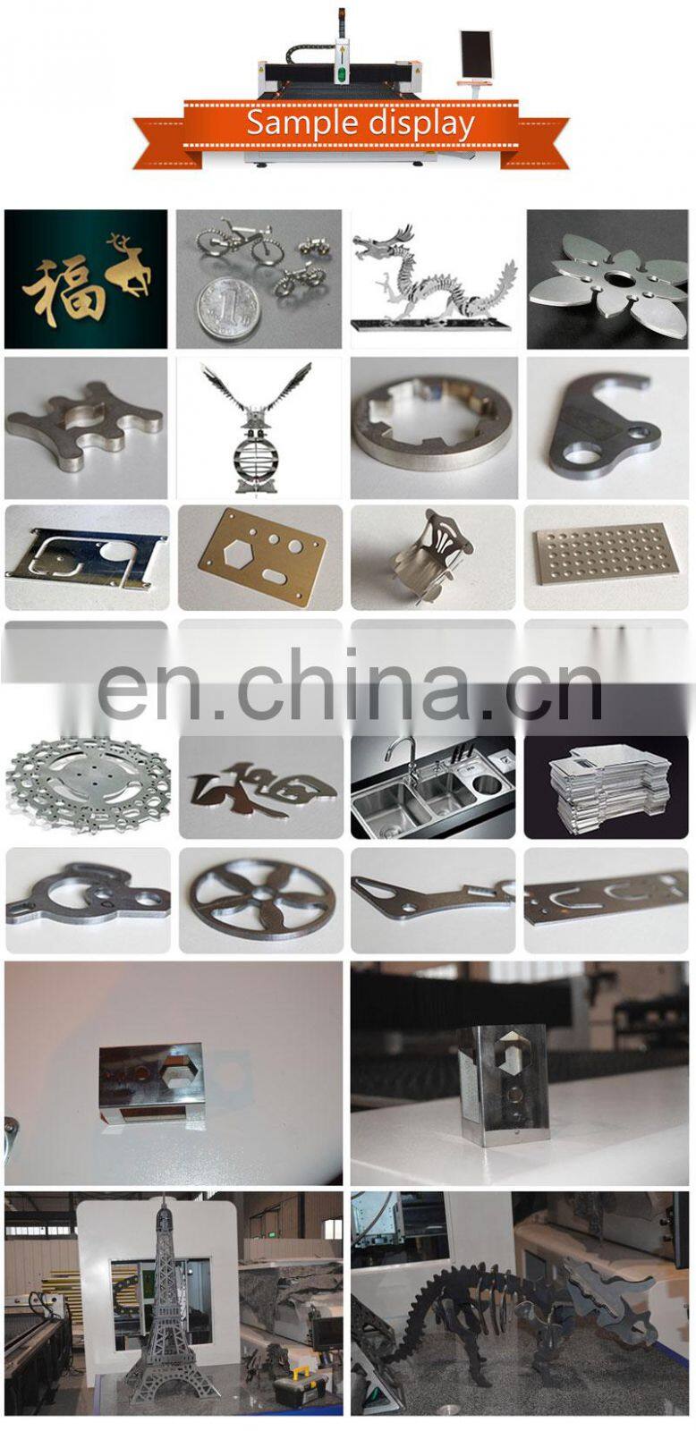 Free training fiber laser cutting machine with CE certification