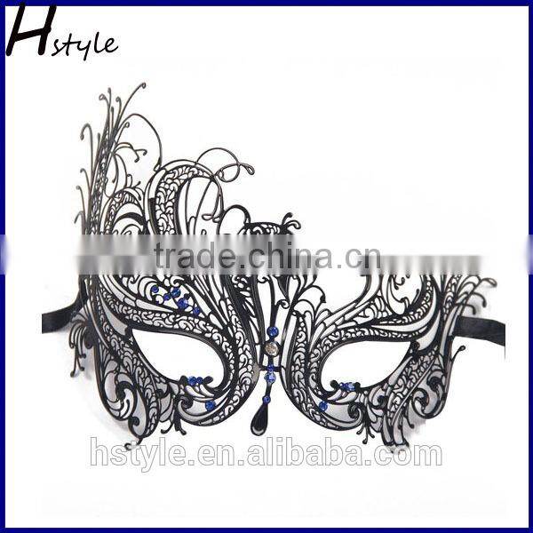 Top Quality Venetian Party Masks Masquerade Ostrich Feather Masks For Women SCM0037