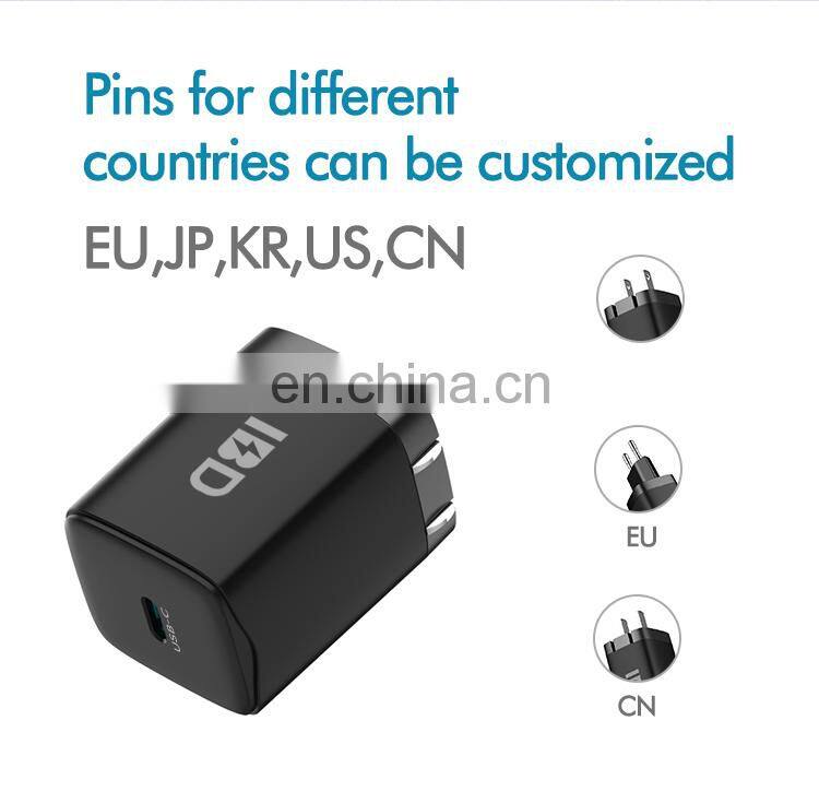 2021 Portable Mobile Phone Fast Charging Adapter Mini USB-C PD20W Charger For iPhone 12 PD 20W charger