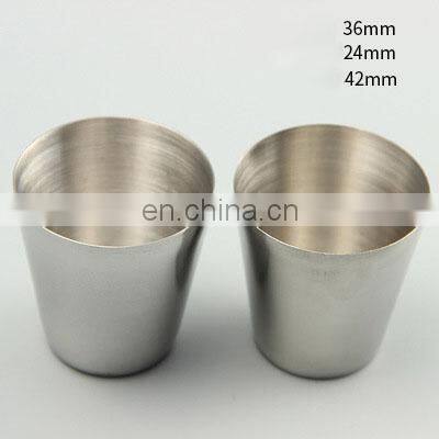 30ml Portable Stainless Steel Shot Glasses Barware Beer Wine Drinking Glass Outdoors Cup Mugs
