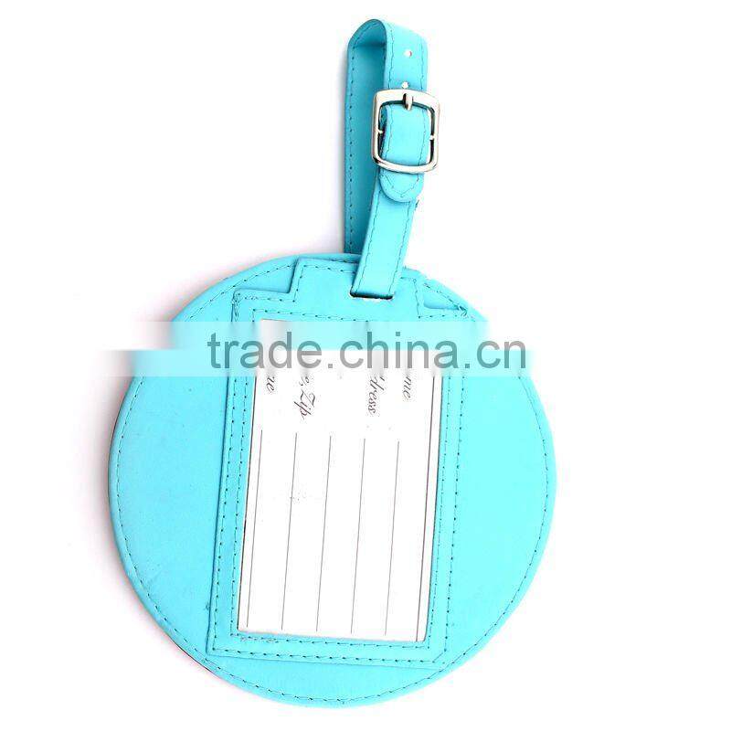 High quality luggage tag leather
