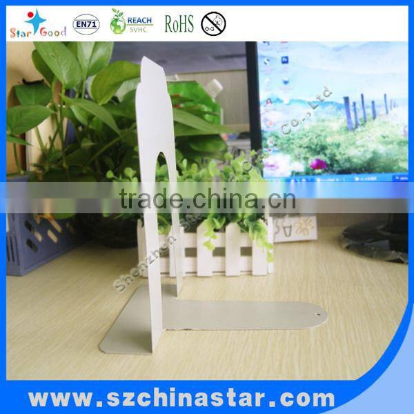 Colorful metal library bookends