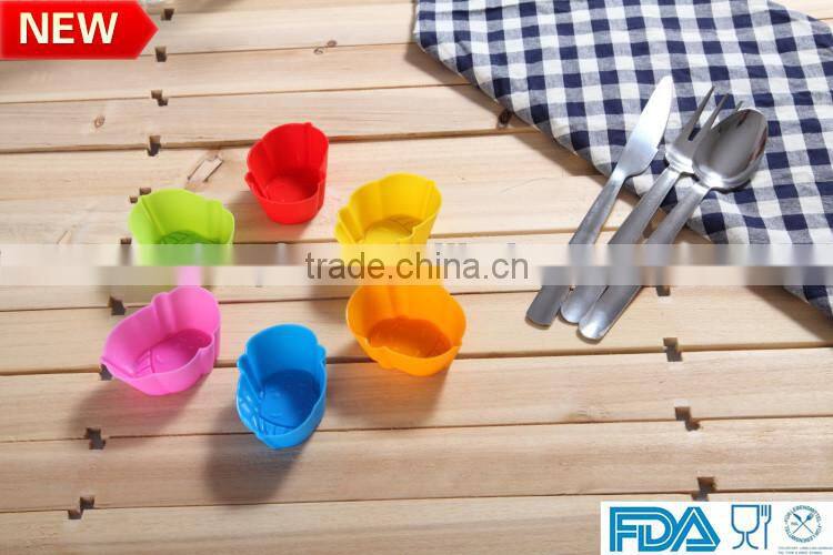 FDA standard hot sale lovely boy shape silicone cake mold