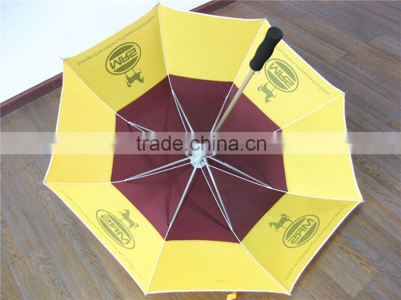 23inch high quality automatic aluminum stick umbrella