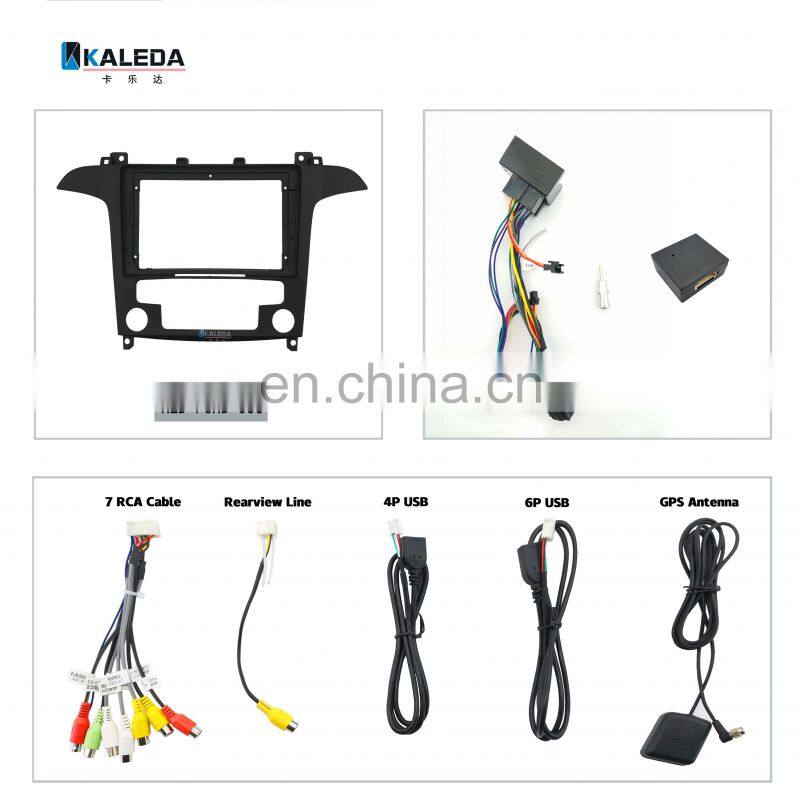 KALEDA Frame Hight Quality Car Radio Cable Harness canbus Stereo Panel Installation Trim Kit Frame