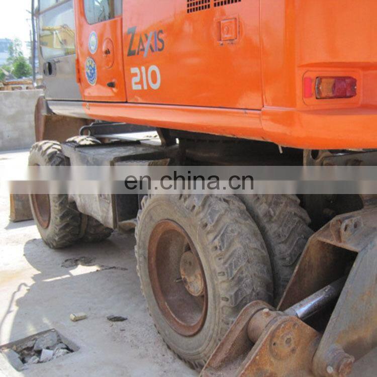 Used cheap Hitachi ZX210 wheel excavator20ton South Korea wheel digger in excellent condition