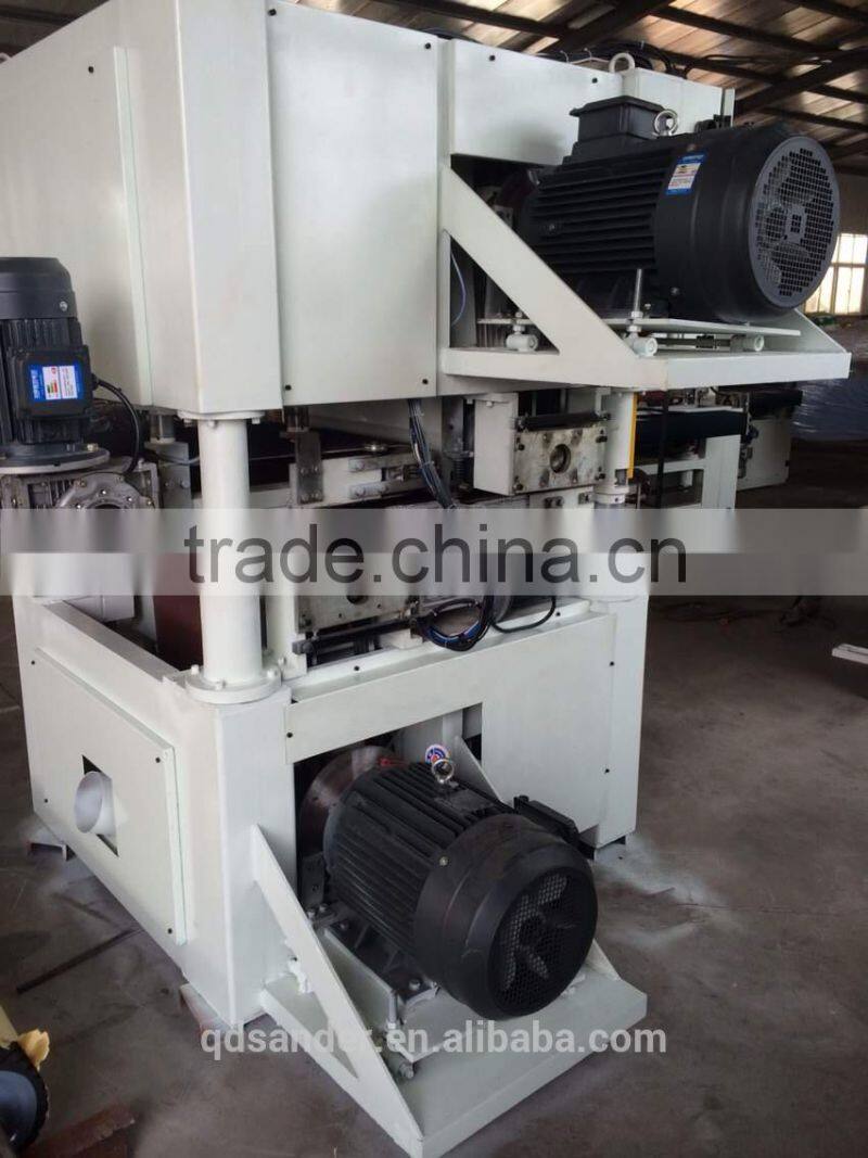 Two head calibrating machine sander