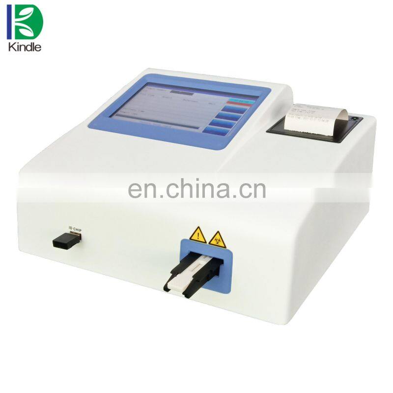 KD120P T3 T4 TSH AFP Poct Test Immunofluorescence D-Dimer Point of Care/Hormones Analyzer for Clinic Laboratory
