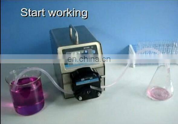 Super anti-interference speed-variable dc 12v dosing peristaltic pump with factory price
