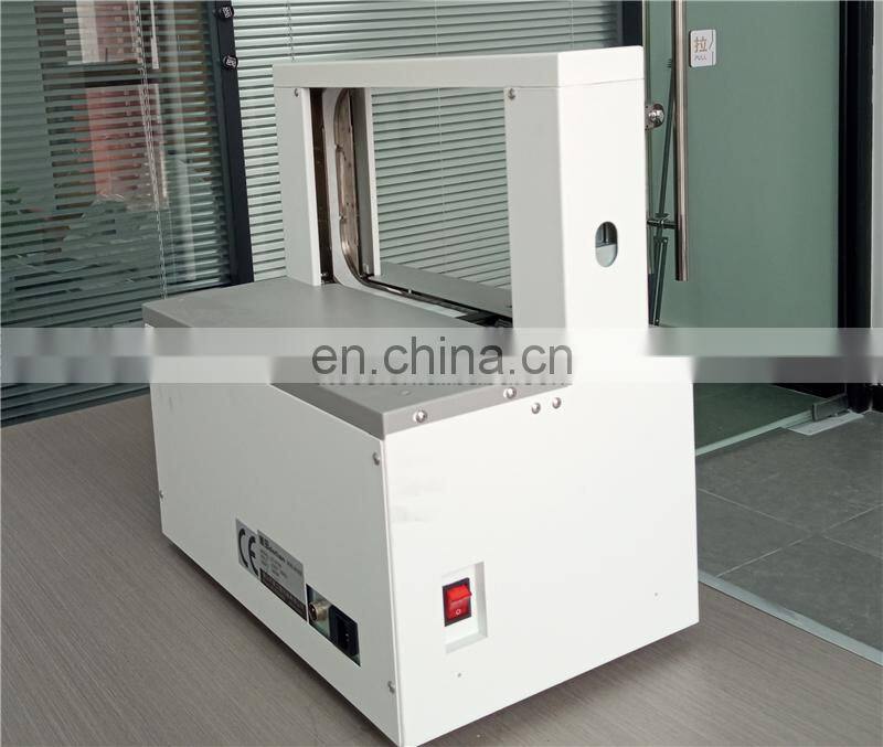 UT011 Table Top Hotmelt Opp Paper Tape Bundle Strapping Binding Machine for banknote money currency supermarket vegetable