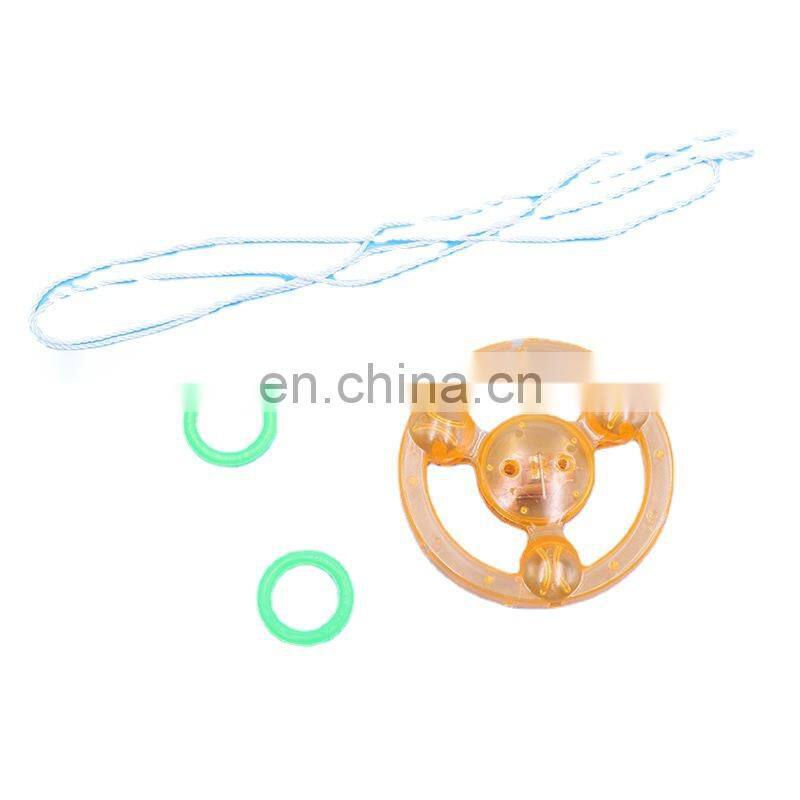 Flash Pull Line Led Flywheel Hot Fire Wheel Glow Flywheel Whistle Creative Classic toys for Children Gift