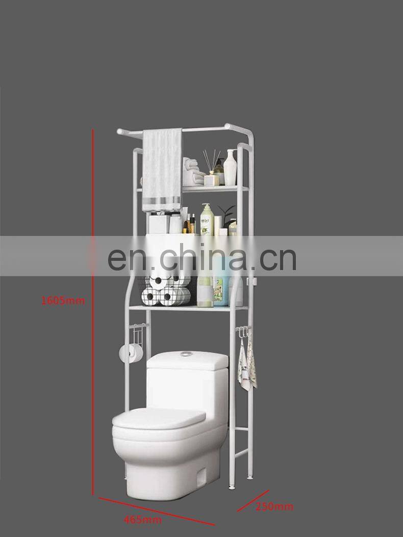 Sell like hot cakes toilet rack shelf over toilet storage bathroom shelf storage lron painting save space