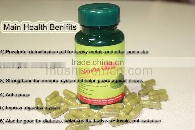 2015 new hot sales products cell broken organic chlorella capsules