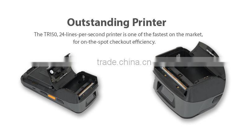 android handheld pos lottery terminal with barcode scannerprinterNFCIC Card readerSmartcard reader