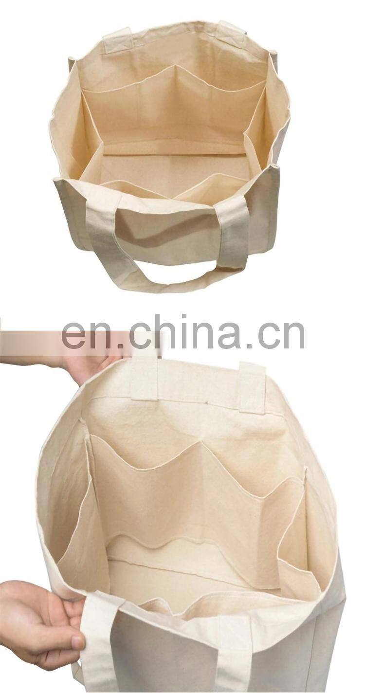 Custom Logo Printed Eco friendly canvas tote bag Cotton shopping bag for markets ecobag for vegetable Reusable mesh bag