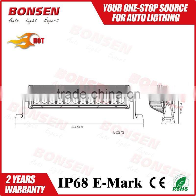 motor parts accessories 3W PHILIPSs LED off road Bar Light Bar Lamp spot light waterproof IP68 for AUV ATV JEEP 4x4 led