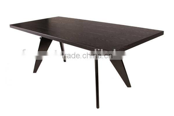 Dining room furniture ash wood Jean Prouve dining restaurant table