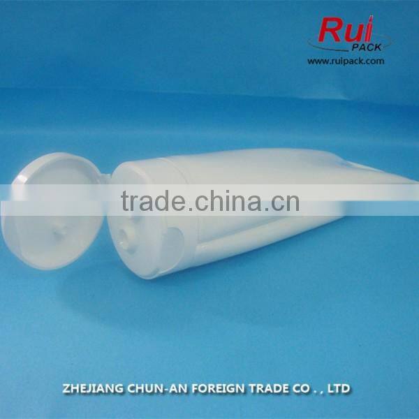 plastic tube with metal roller ball for personal care ,PE squeeze tube for skin care