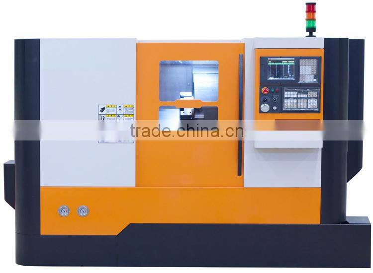 Construction lathe machine CKX360E with 8'' hydraulic chuck 53mm spindle bore 8/10 hydraulic turret cnc tools made in china
