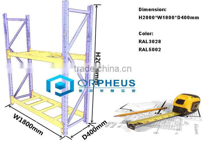Building factory raw material warehouse storage rack metal store shelves/shelf heavy duty entrepot Pallet Rack