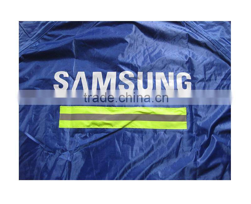 Professional customized rain poncho with sleeves