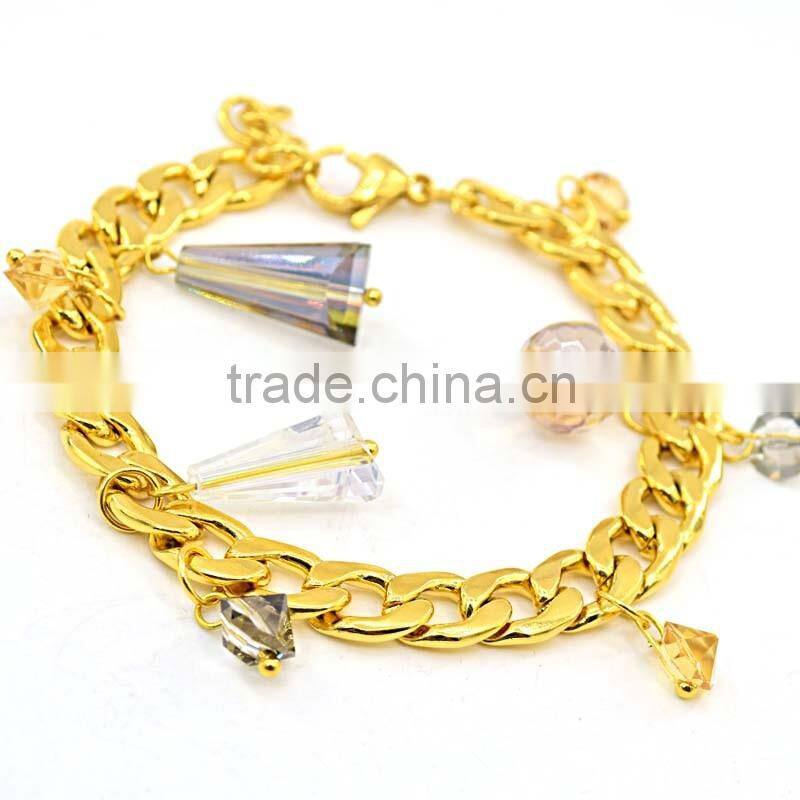 Wholesale Fashion Jewelry Dubai New Gold Chain Design Bracelets For Women