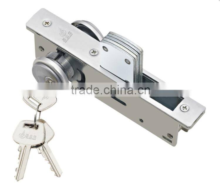 Good quality iron or zinc alloy material aluminium door lock for aluminium doors
